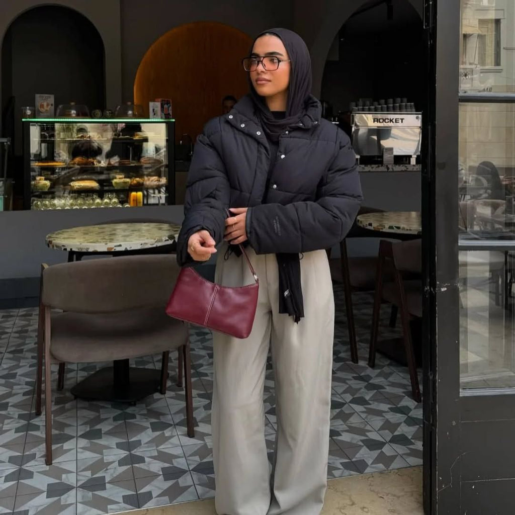 Light Gray Wide Leg Pants