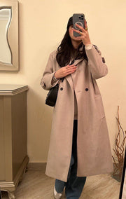 Long coat over size