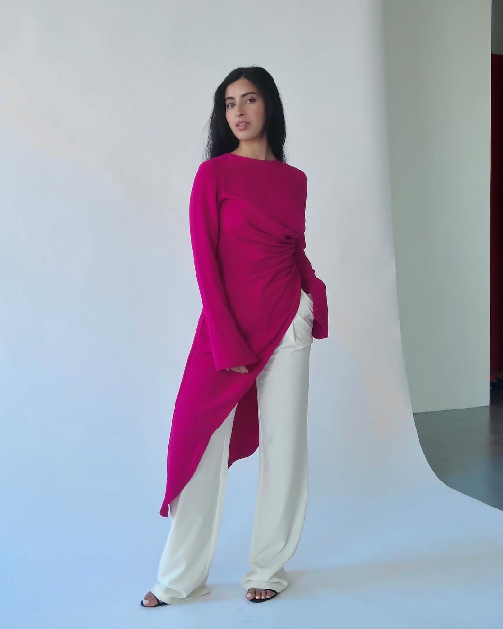 Black ASYMMETRIC TUNIC shirt8