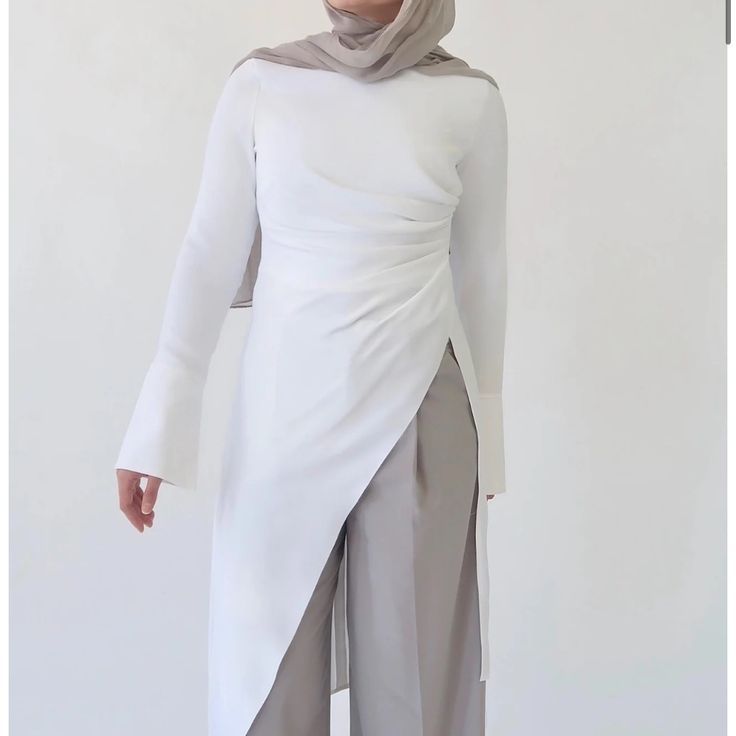 Black ASYMMETRIC TUNIC shirt8