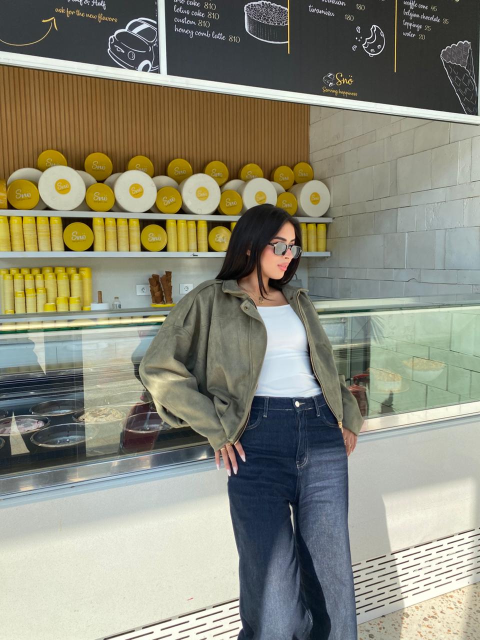 Olive Suede jacket