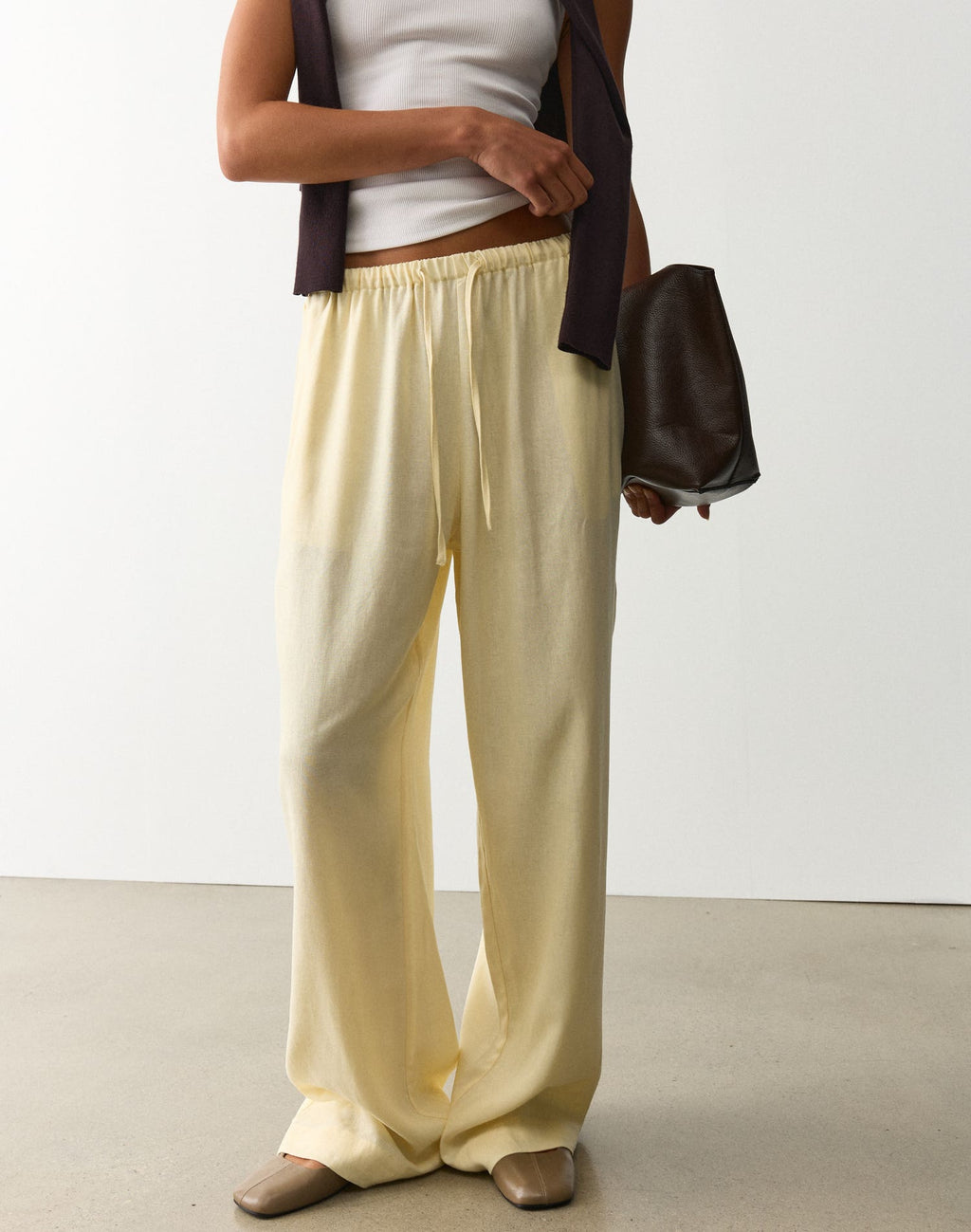 Bland linen pants