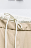 Beige Boxer Pants