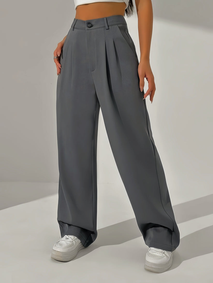 Dark Gray Wide Leg Pants