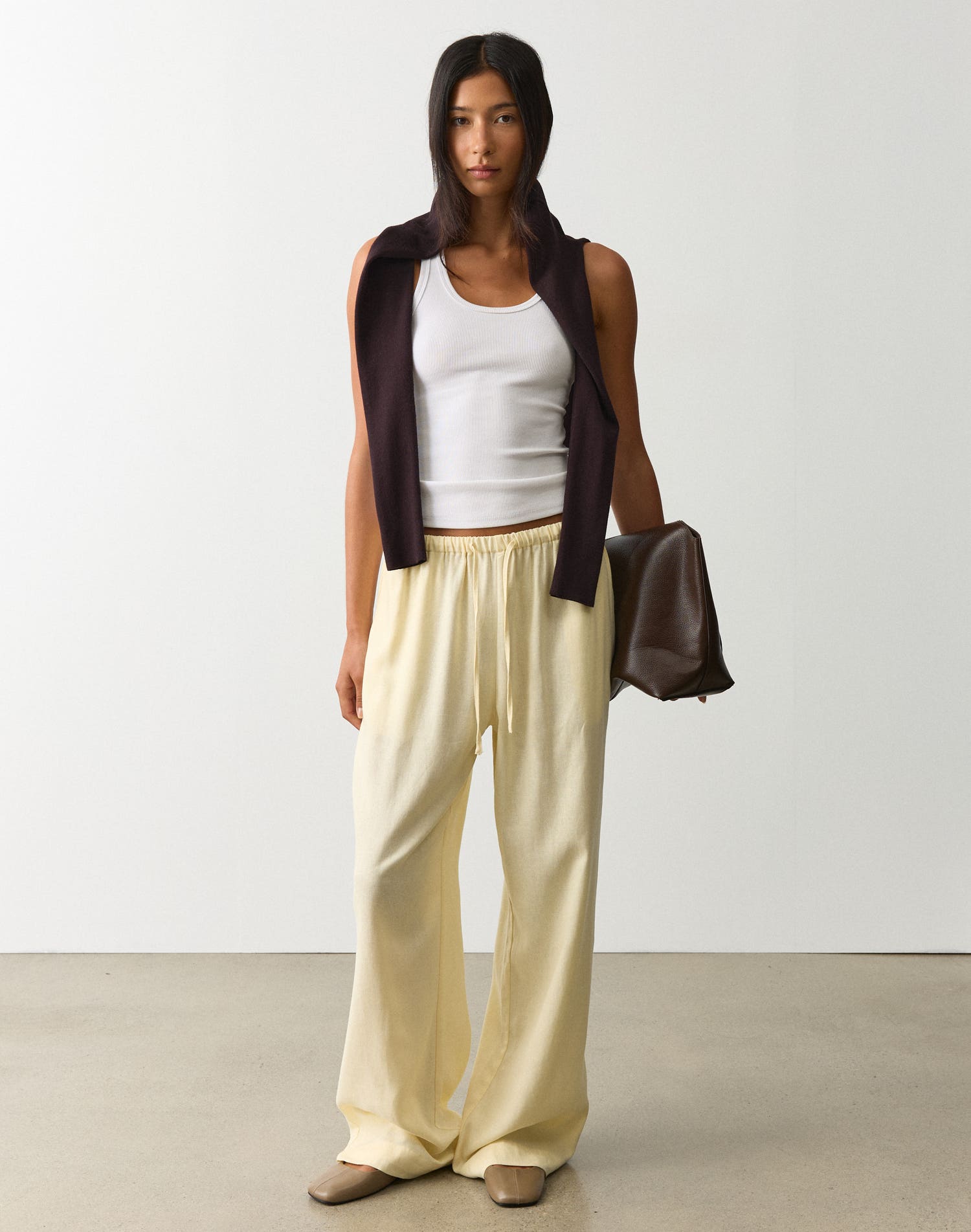 Bland linen pants