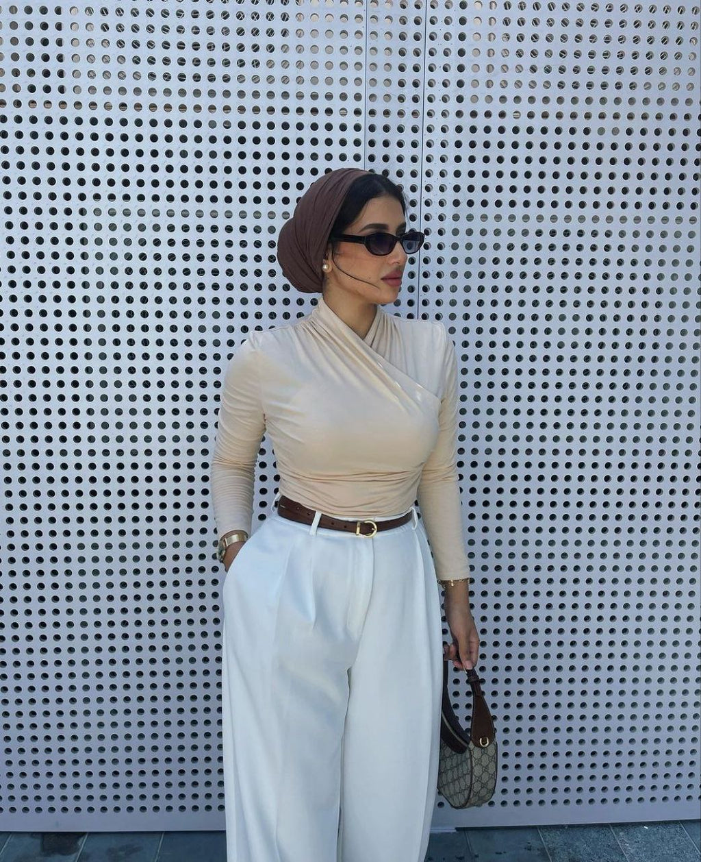 White Wide Leg Pants