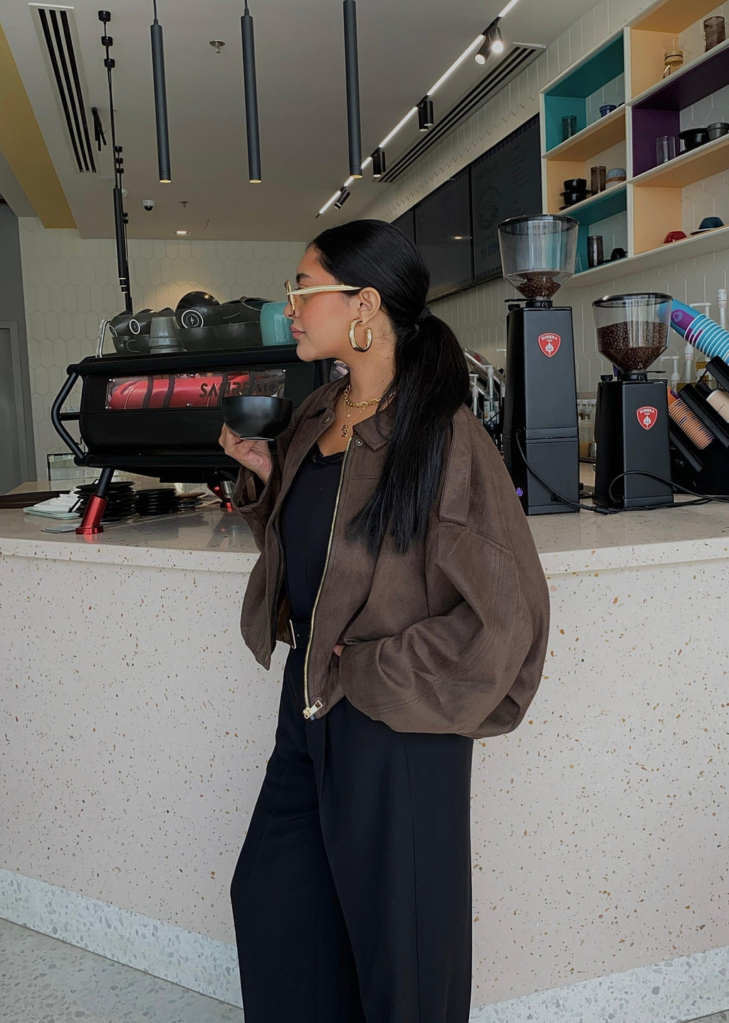 Espresso Suede jacket