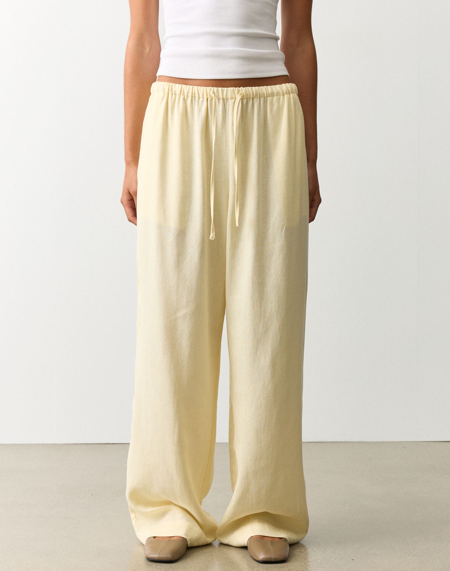 Bland linen pants