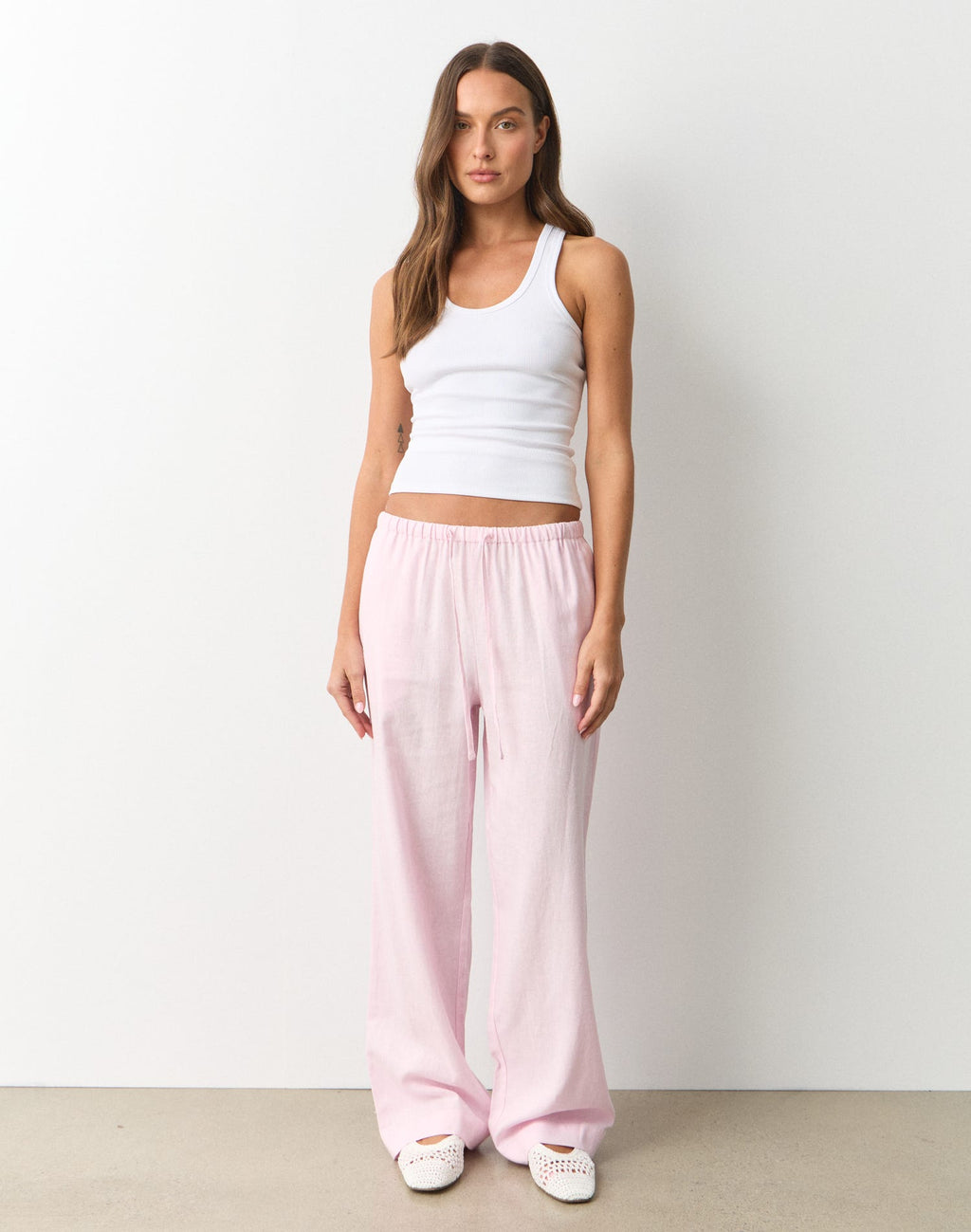 Bland linen pants