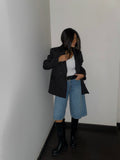 Black Breasted blazer