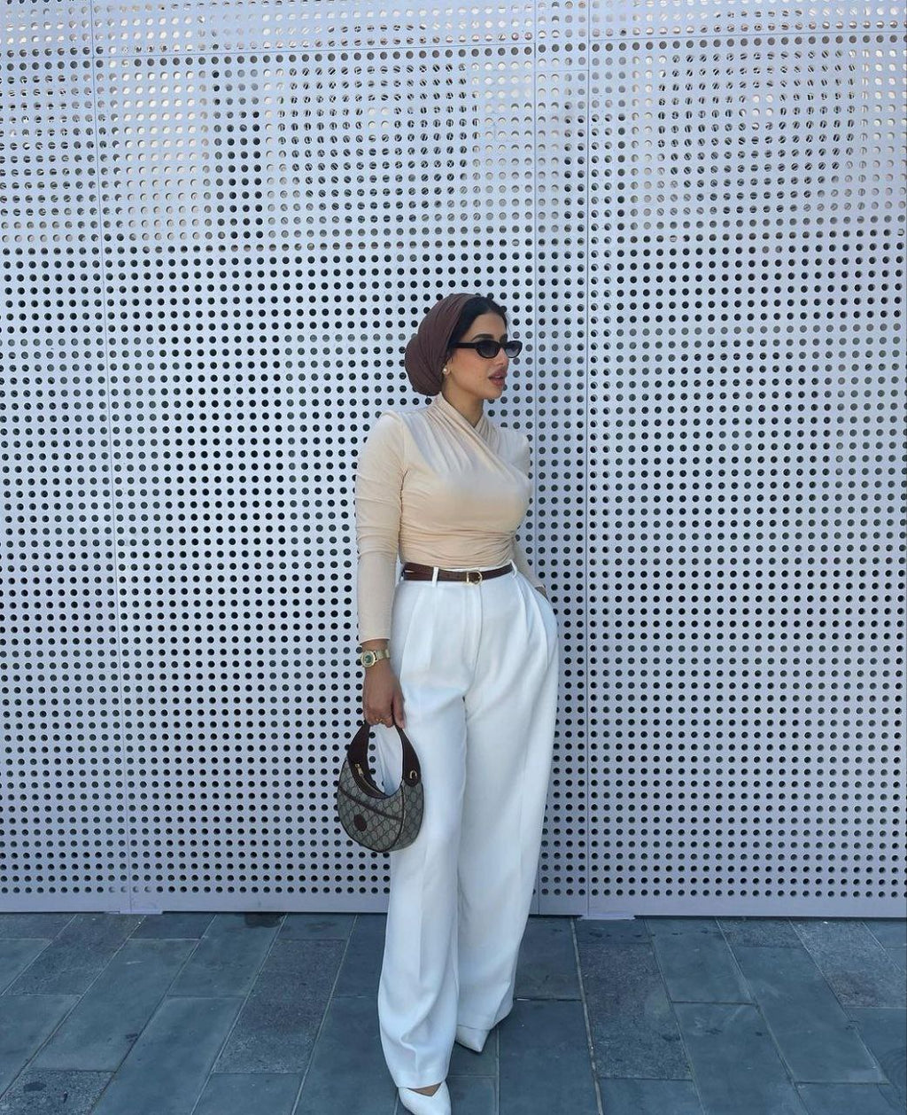 White Wide Leg Pants