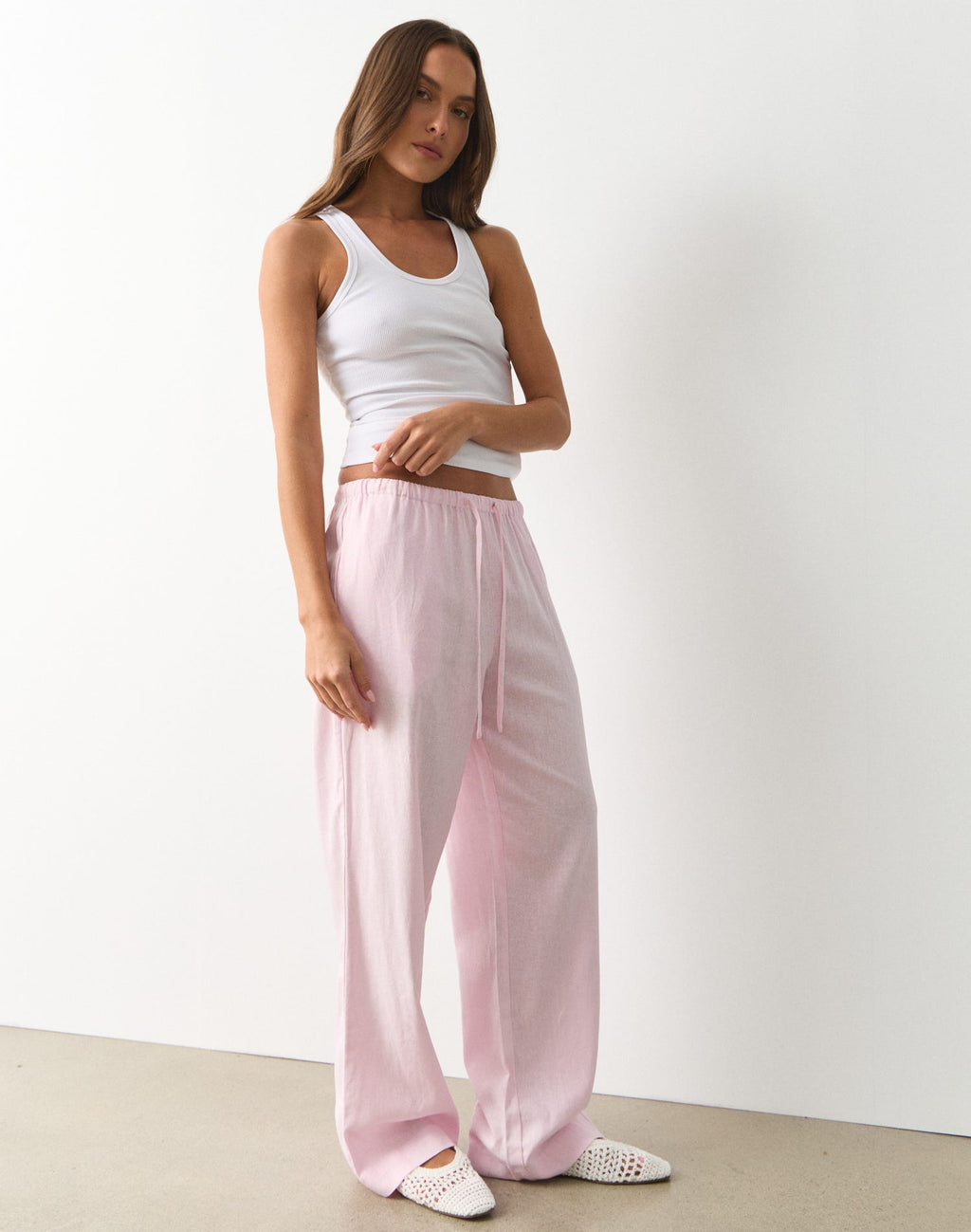 Bland linen pants