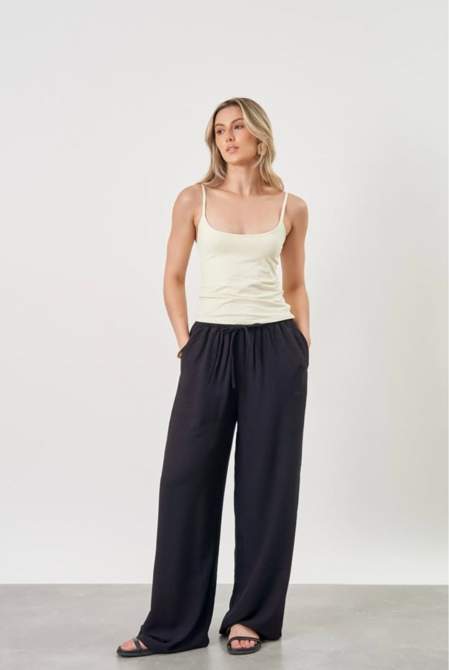Linen blend pants