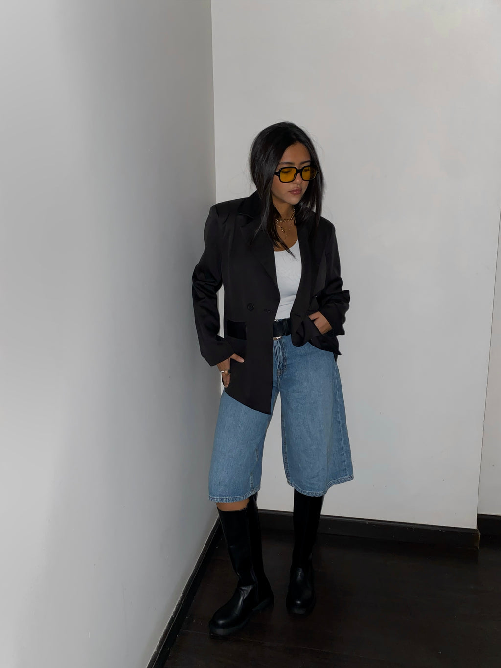 Brown Breasted blazer