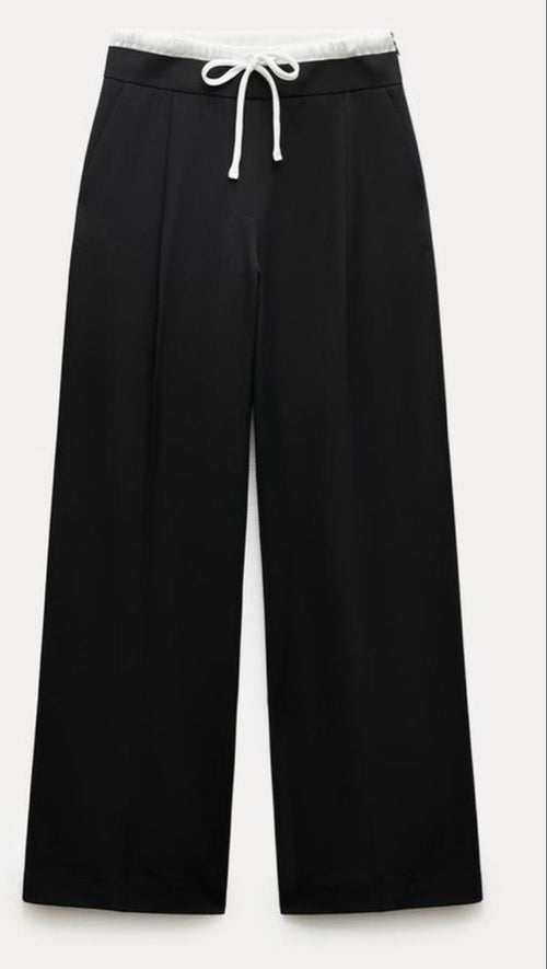 Black Boxer Pants