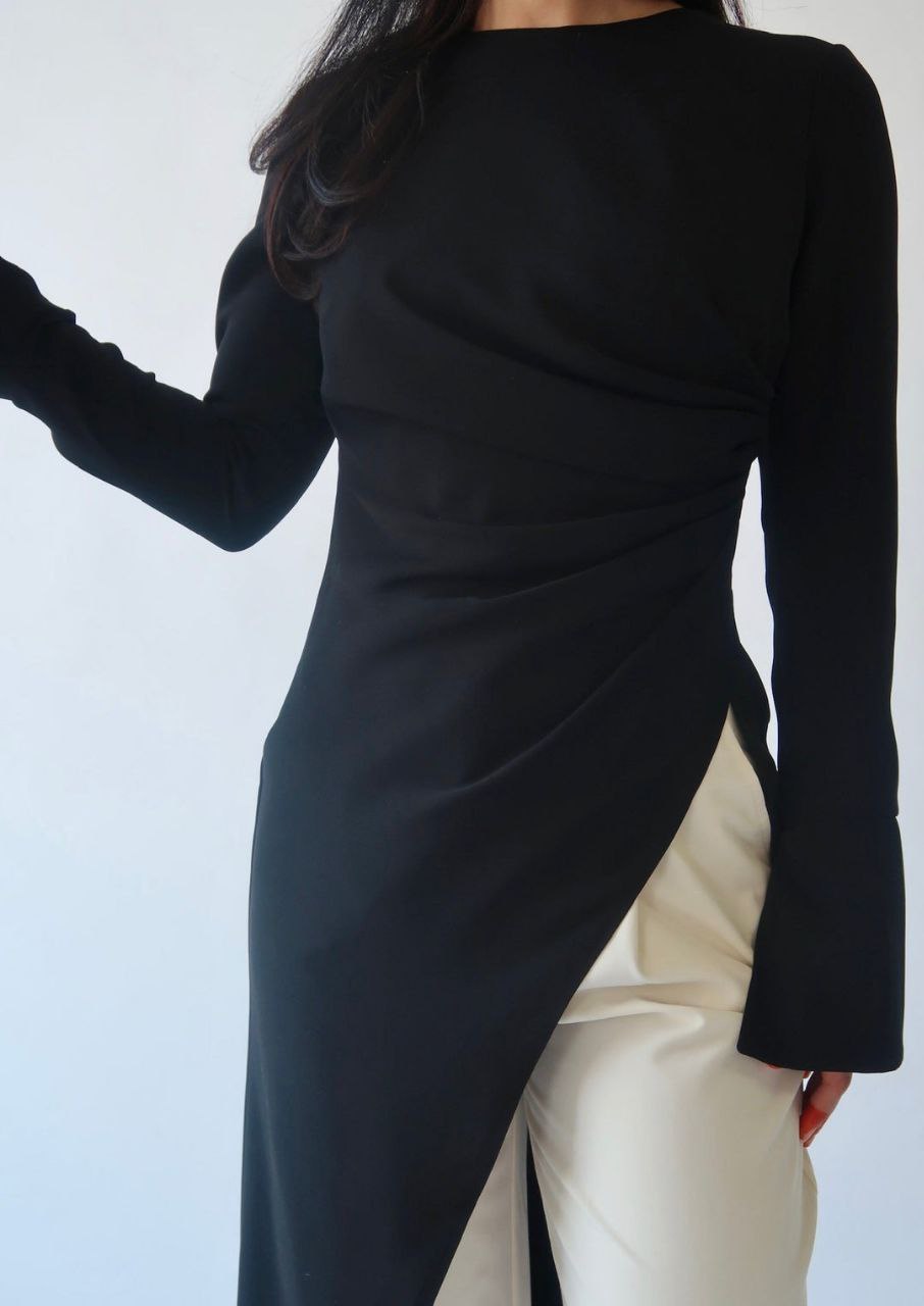 Black ASYMMETRIC TUNIC shirt8