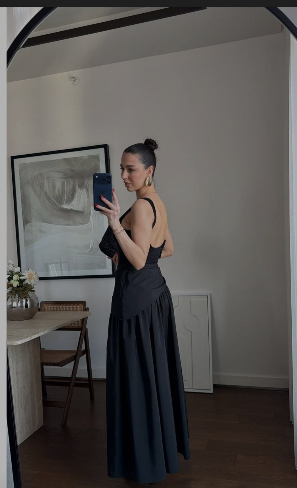 Waist tie skirt